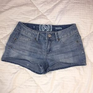 Kohls SO denim shorts